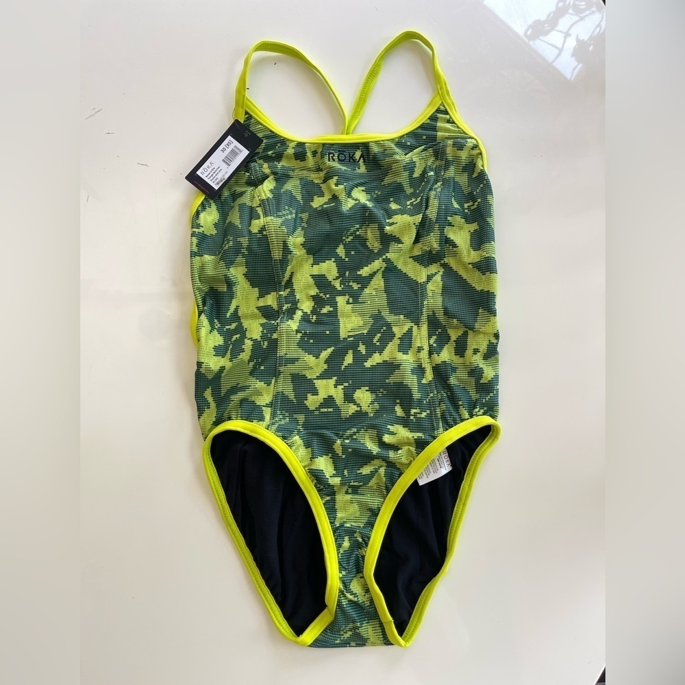 Roka Elite Triangle Back One Piece Swimsuit - XS